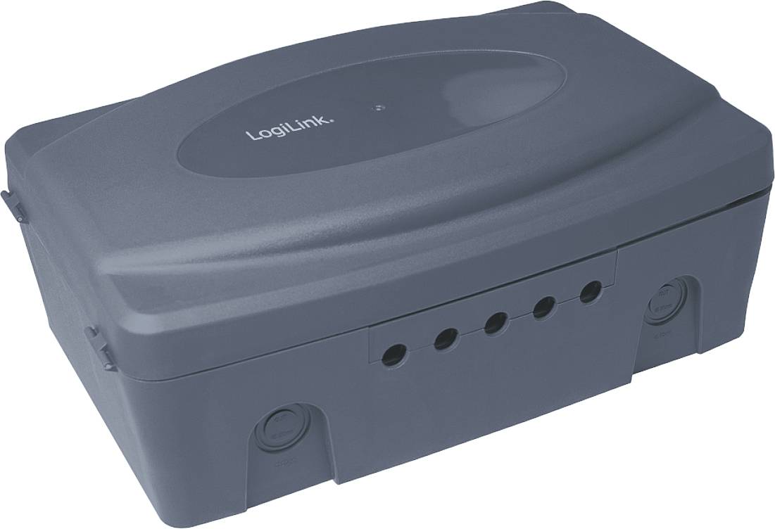 LogiLink Zubehör Kabel LPS223 Kabelbehuizing 115 x 320 x 210 Kunststof Grijs 1 stuk(s) afbeelding