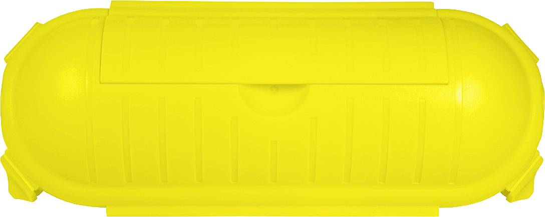 LogiLink Kabel LPS217 Kabelbehuizing 75 x 210 x 90 Kunststof Geel 1 stuk(s) afbeelding