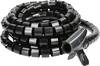Cablehome 128531 Spiralschlauch Schwarz Kunststoff 1 St.