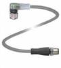 Pepperl+Fuchs 023226 Sensor-/Aktor-Steckverbinder M12 Stecker, gerade, Buchse, gewinkelt 1.00 m Polzahl Sensoren: 3 1 St.