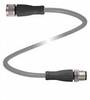 Pepperl+Fuchs 098851 Sensor-/Aktor-Steckverbinder M12 Stecker, gerade, Buchse, gerade 2.00 m Polzahl Sensoren: 4 1 St. Piece