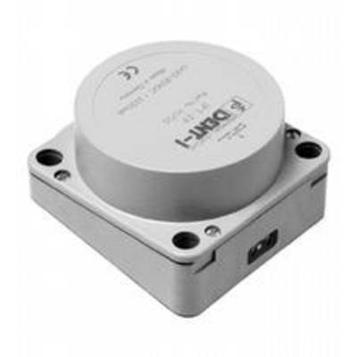 Ein quadratischer Sensor, vermutlich eine Gerätekomponente, mit vier sichtbaren Befestigungspunkten und Aufschrift auf der Oberseite.