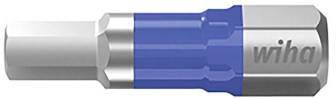 WIHA 7013T T-Bit 6,0 x 25 mm Torx-Bit 6 Molybdän-Vanadium-Stahl gehärtet 5 St.