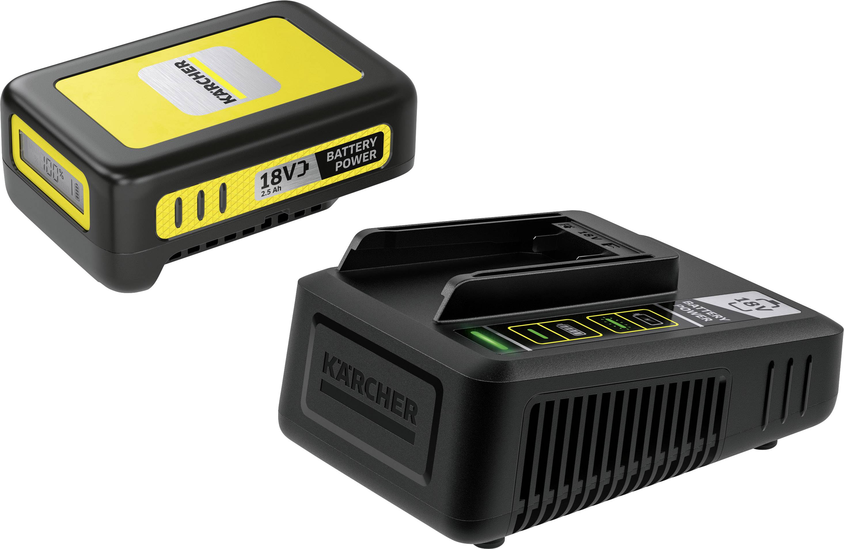 Kärcher Home & Garden Battery Power 18/25 2.445-062.0 Batteria dellutensile e caricabatterie 18 V 2.5 Ah Li-Ion