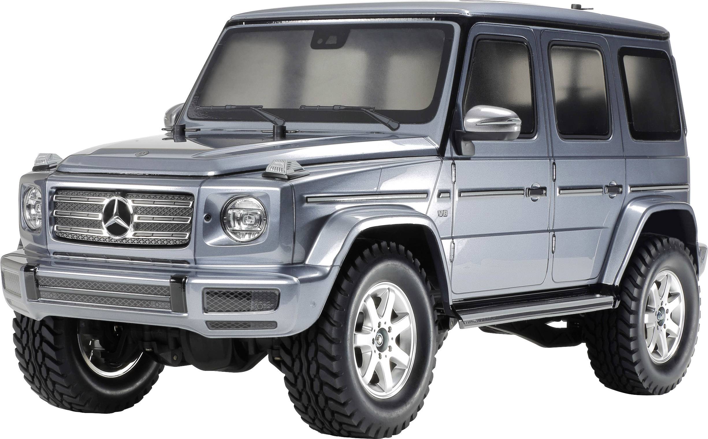 Tamiya Mercedes G Klasse G500 Gunmetal Brushed 1:10 RC Traxxas Mercedes G 4x4 Brushed RC Modellauto Elektro Crawler