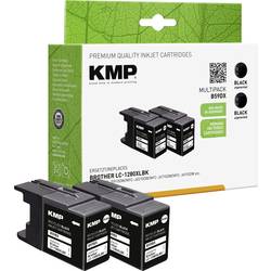 Image of KMP Tintenpatrone ersetzt Brother LC-1280, LC1280XLBKBP2DR, LC-1280XLBK Kompatibel 2er-Pack Schwarz B59DX 1524,4021