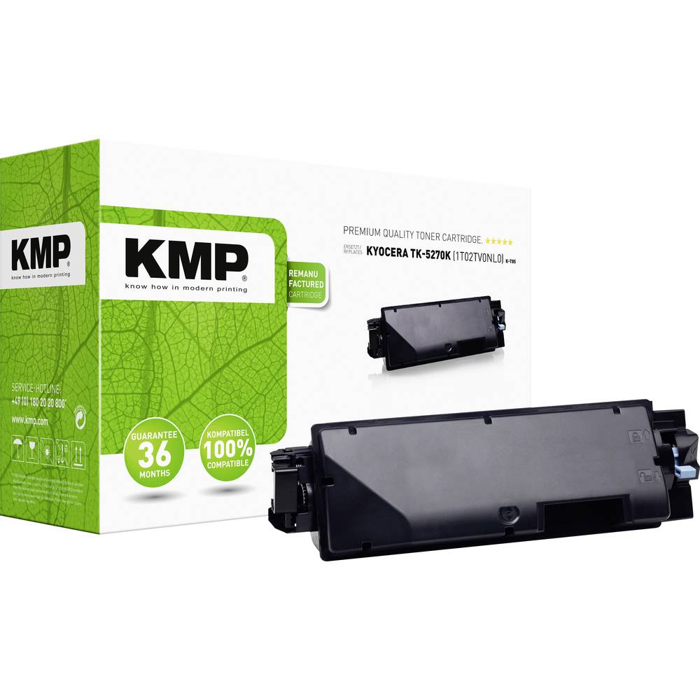 KMP Tonercassette vervangt Kyocera 1T02TV0NL0, TK-5270K Compatibel Zwart 8000 bladzijden