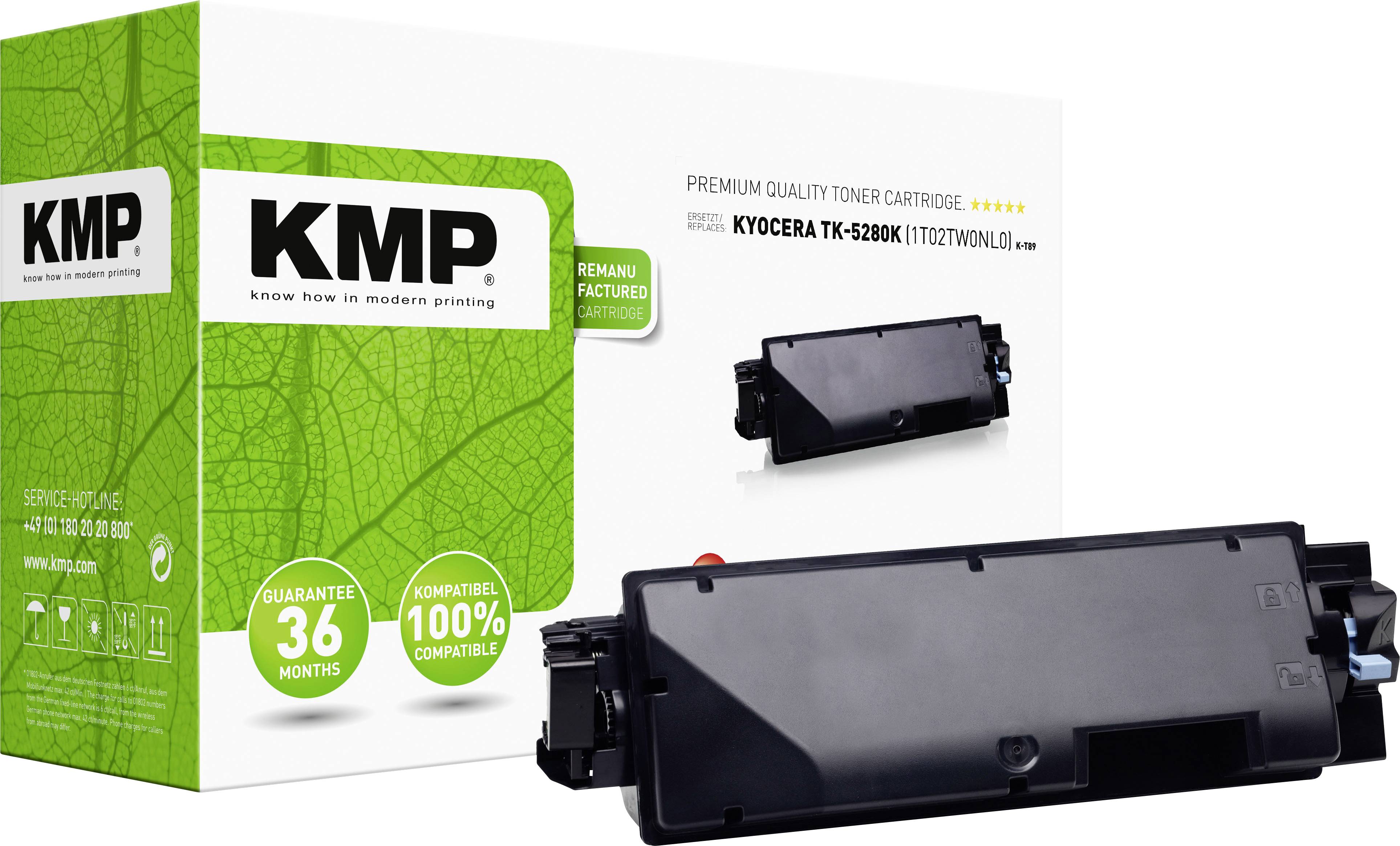 KMP Tonerkartusche ersetzt Kyocera TK5280K (1T02TW0NL0)