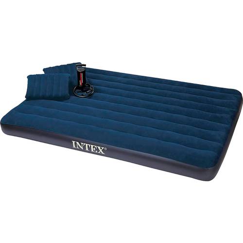 Intex 64765 Dura-Beam Luftbett (L x B x H) 203 x 152 x 25 cm Blau