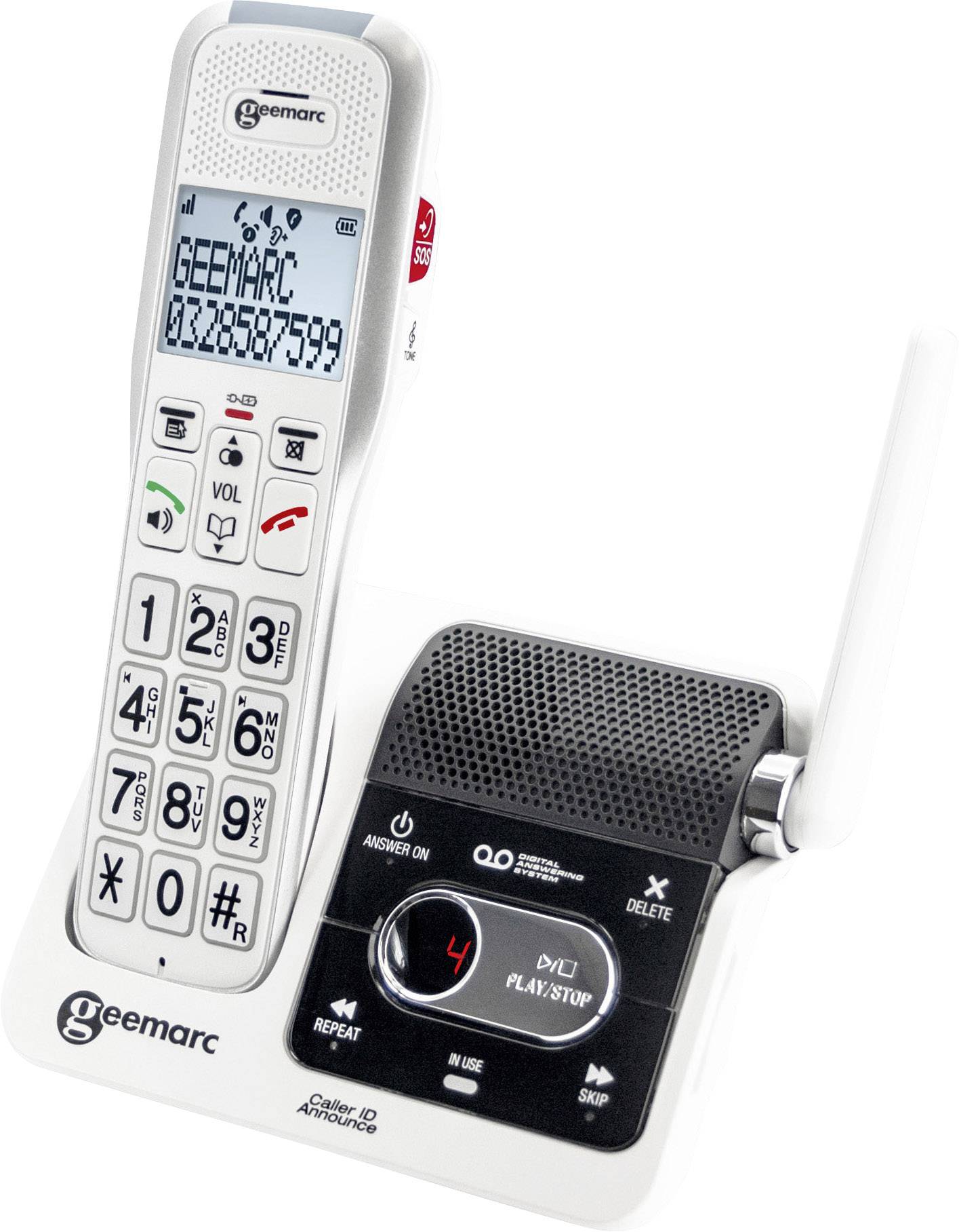 AMPLIDECT 595 U.L.E DOORBELL Schnurloses Telefon mit Türklingel-3