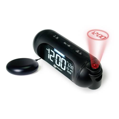 Geemarc JWNS-SPOT_BLK_VDE Elektronik Wecker Schwarz