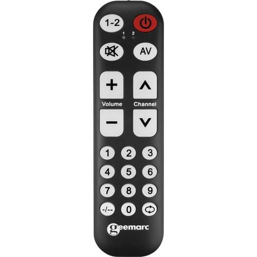 Geemarc TV-10 Universal Fernbedienung Schwarz