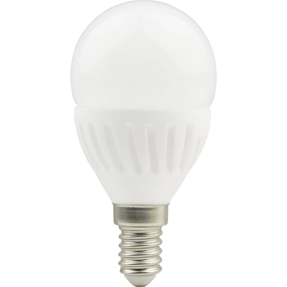 LightMe LM85371 LED-lamp Energielabel E (A - G) E14 Globe 8 W = 60 W Warmwit (Ø x l) 45 mm x 90 mm Niet dimbaar 1 stuk(s)
