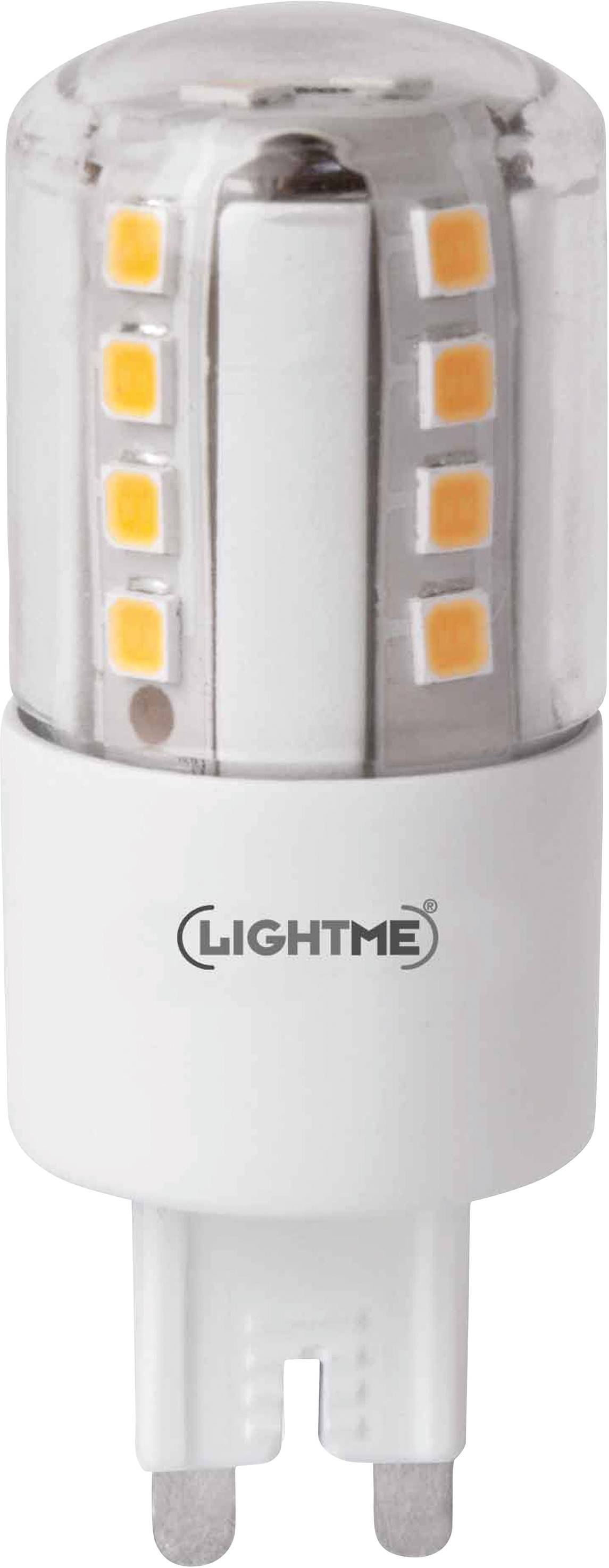 LIGHTME LED EEK A++ (A++ - E) G9 Stiftsockel 4.5 W = 47 W Warmweiß (Ø x L) 24 mm x 64 mm nicht