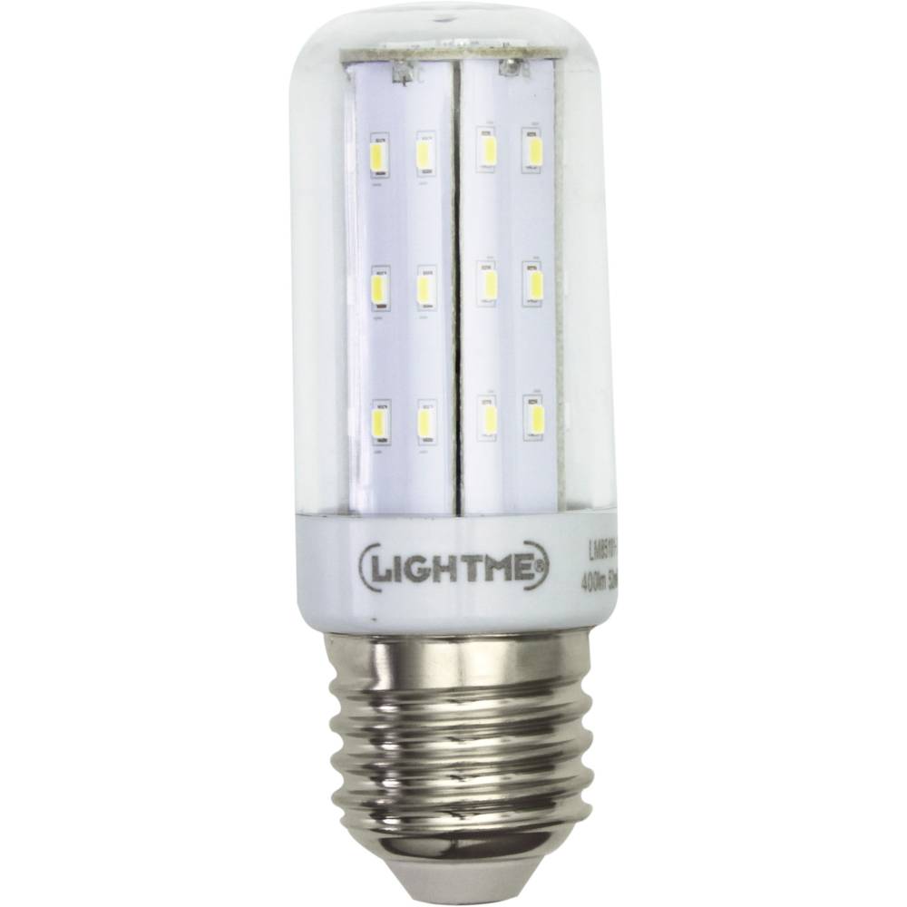 LightMe LED-lamp Energielabel: A++ (A++ E) E27 Staaf 4 W = 37 W Neutraalwit (Ã x l) 30 mm x 86 mm Ni