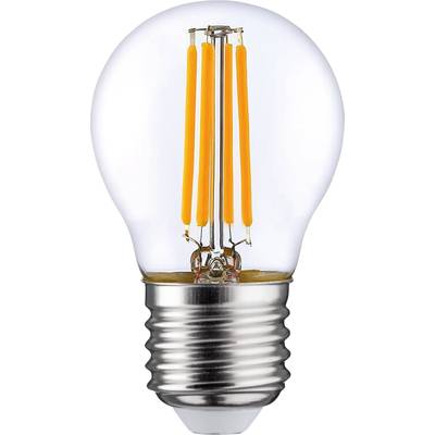 LightMe LM85338 LED EEK F (A - G) E27 Glühlampenform 7 W = 60 W Warmweiß (Ø x L) 45 mm x 77 mm Filament, nicht dimmbar 1