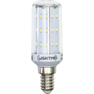 LightMe LM85350 LED EEK F (A - G) E14 Stabform 4 W = 37 W Neutralweiß (Ø x L) 30 mm x 89 mm nicht dimmbar 1 St.