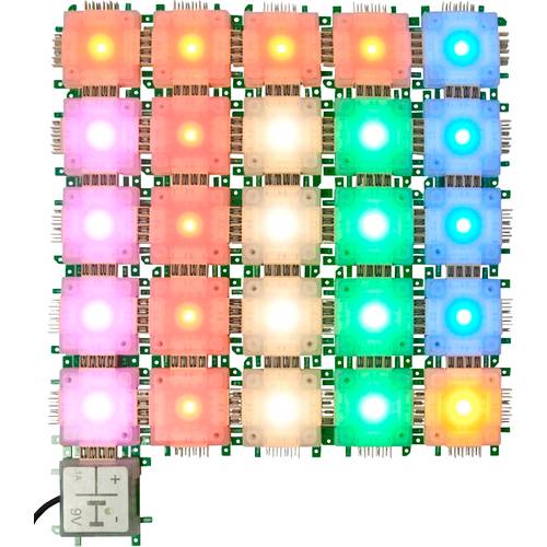 ALLNET 124344 Blau - Grün - Rot - warmweiß - Gelb LED-Lampe - Farbig; Grün; Oran