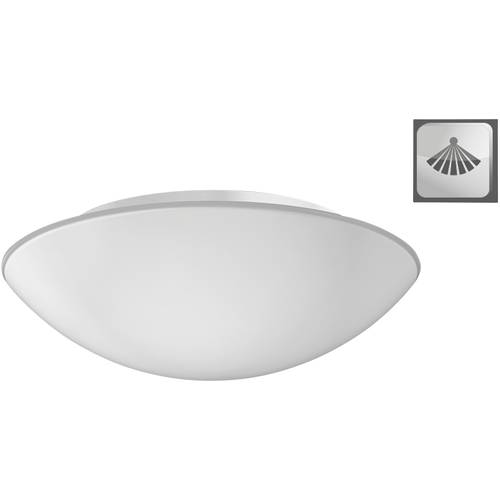 RZB 211344.002.3.19 Flat Basic HF-Sensor A60 Deckenleuchte mit Bewegungsmelder E27 60 W Weiß