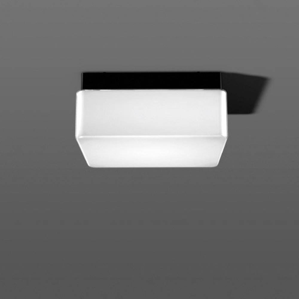RZB 20128.003 Quadrat A60/75W,E27 240x2 Plafondlamp E27 75 W Zwart