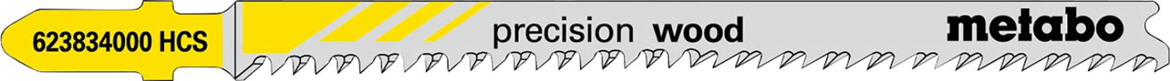 Metabo 623834000 Stichsägeblätter PRECISION WOOD 5 St.