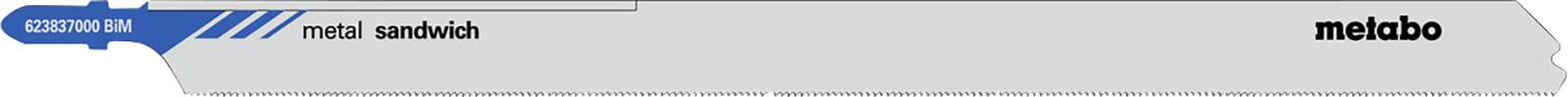 Metabo 623837000 Stichsägeblätter Sandwich Metal 220 / 1.1 mm 3 St.