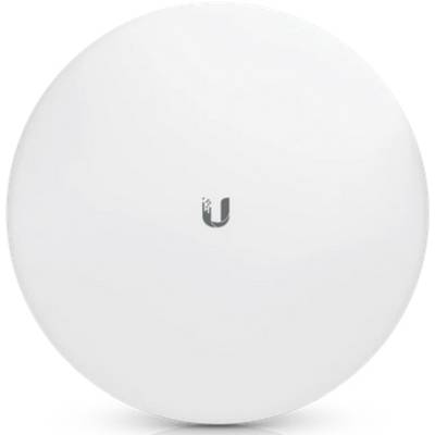 Ein runder, weißer WLAN-Access-Point mit einem 'U'-Logo in der Mitte. Geeignet zur Erweiterung eines drahtlosen Netzwerks.