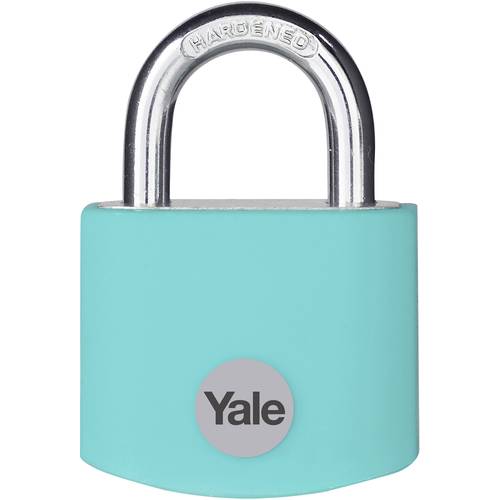 Thumbnail - YALE YE3B/38/119/1/TE Vorhängeschloss 38 mm Türkis Schlüsselschloss