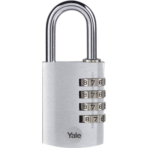 YALE YE3CB/38/131/1/S Vorhängeschloss 38 mm Silber Zahlenschloss