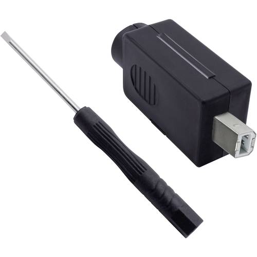 Thumbnail - USB 2.0 Modular-Stecker Set, Typ B Stecker, gerade 2001C202 Quadrios Inhalt: 1 St.