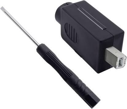 USB 2.0 Modular-Stecker Set, Typ B Stecker, gerade   2001C202 Quadrios Inhalt: 1 St.