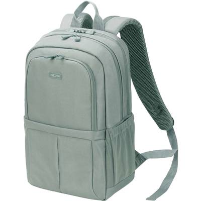 Ein grauer Rucksack mit mehreren Reißverschlussfächern und gepolsterten Schultergurten, geeignet für den alltäglichen Gebrauch.