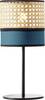 Brilliant Dayanara 99087/73 Tischlampe E27 60 W Blau, Holz