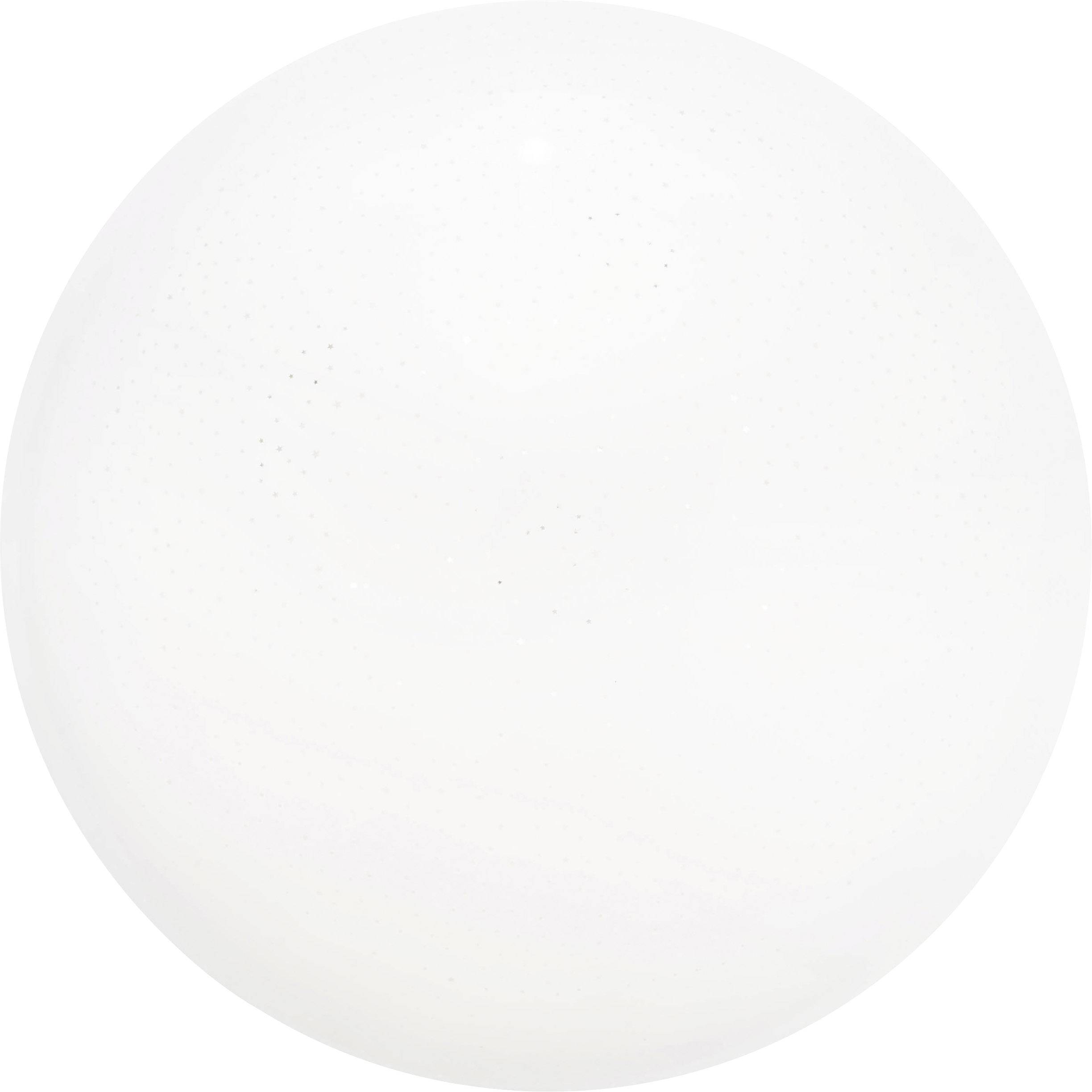 Eine einfache weiße Kugel mit glatter Oberfläche.