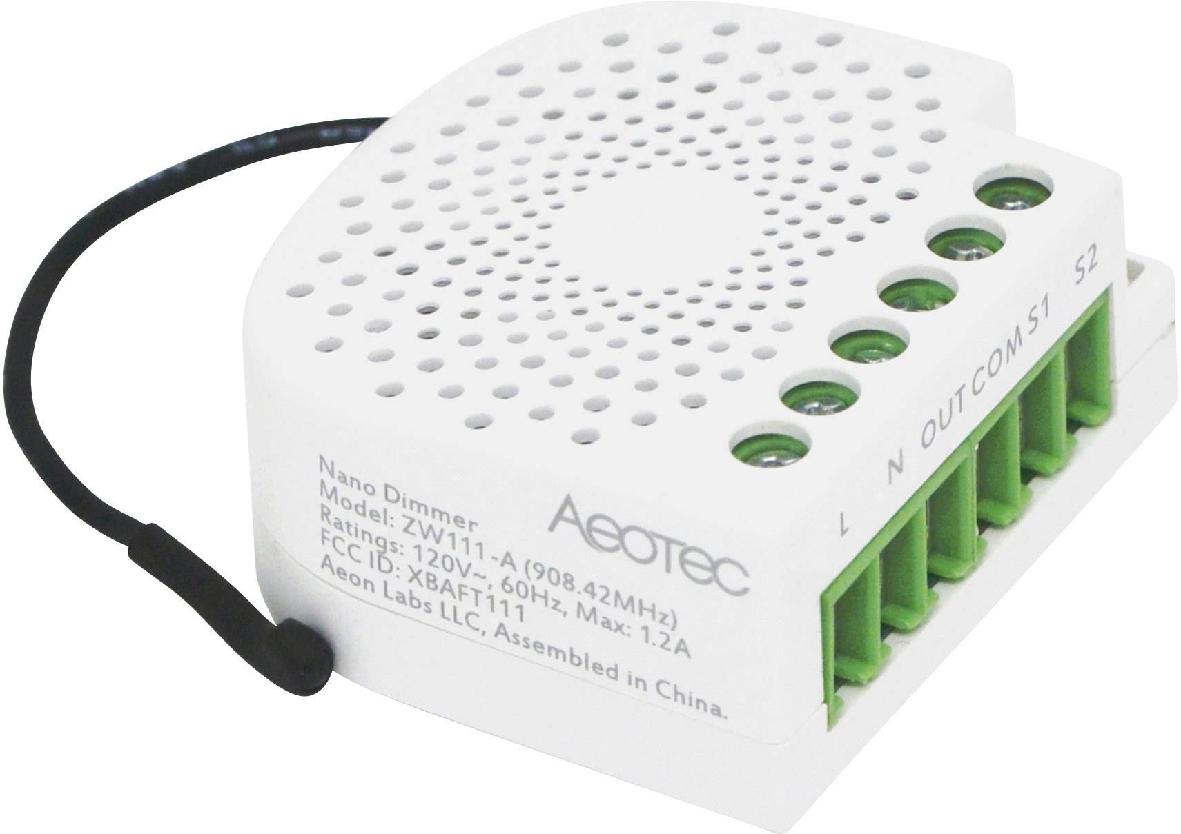 Z-Wave Nano Dimmer Unterputzmodul für...-2
