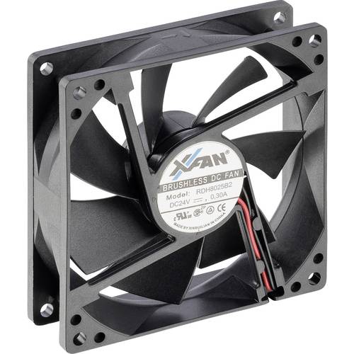 X-Fan RDH8025B2 Axiallüfter 24 V/DC 61.2 m³/h (L x B x H) 80 x 80 x 25 mm