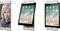 'Drei Ansichten eines Tablets: links vertikal mit Foto einer Frau, in der Mitte beim Drehen, rechts horizontal mit App-Symbolen auf dem Bildschirm.'