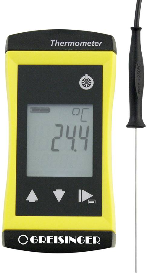 Teploměr Greisinger G1730-WPT2A 479640, -100 - +250 °C, typ senzoru Pt1000, Kalibrováno dle: bez certifikátu
