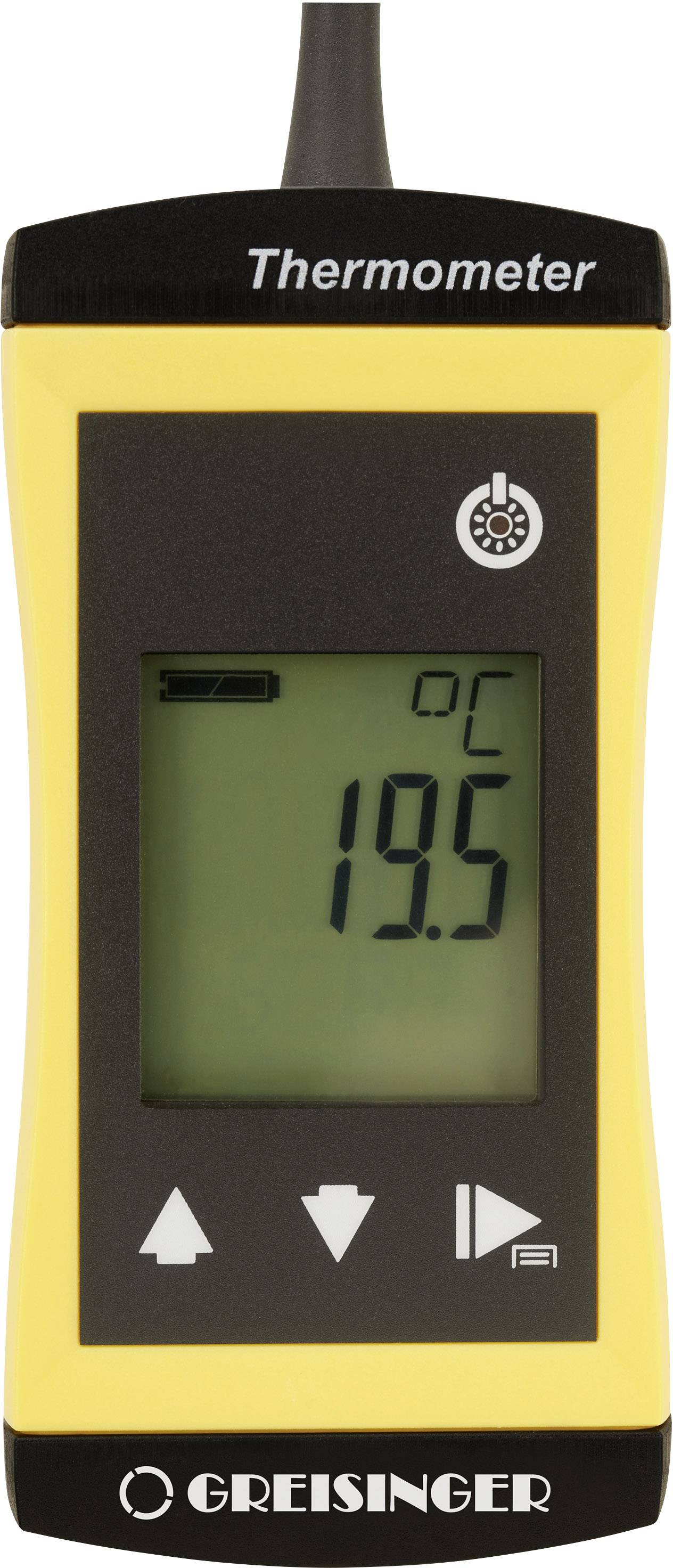GREISINGER G1700-WPT3 Temperatur-Messgerät Kalibriert nach ISO -200 bis +450 °C Fühler-Typ Pt10
