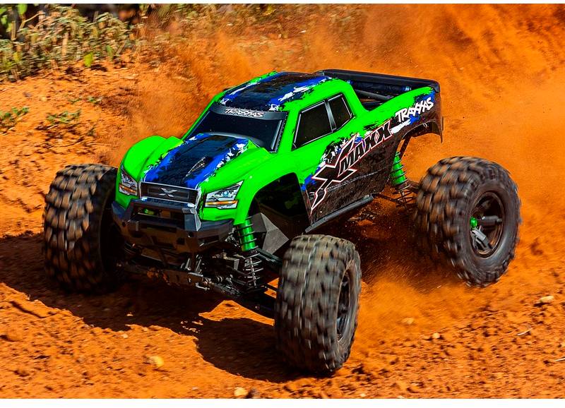 Traxxas X-Maxx 4x4 VXL Grün Brushless RC Modellauto Elektro Monstertruck Allradantrieb (4WD) RtR 2,4 GHz-6
