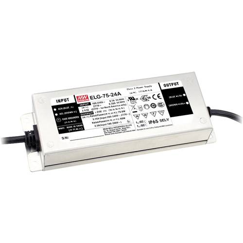 MEAN WELL LED Treiber LED-Treiber Konstantspannung, Konstantstrom 76.8 W 1.6 A 48 V/DC Montage auf entflammbaren Oberflä...