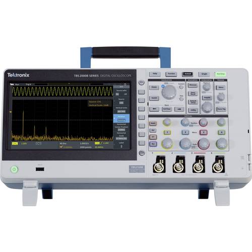 Tektronix TBS2104B Digital-Oszilloskop kalibriert (DAkkS-akkreditiertes Labor) 100 MHz 2 GSa/s 8 Bit 1 St.