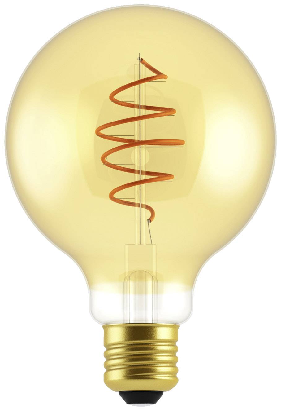 Nordlux 2080222758 LED EEK G (A - G) E27 Globeform 5 W Gold (Ø x L) 125 mm x 178 mm dimmbar 1 St.