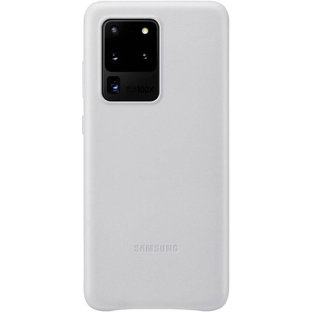 SAMSUNG Galaxy S20 Ultra Leather Cover Lichtgrijs