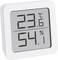 Digitales Thermometer mit Hygrometer zeigt 23,6 Grad Celsius und 54,1 Prozent Luftfeuchtigkeit.