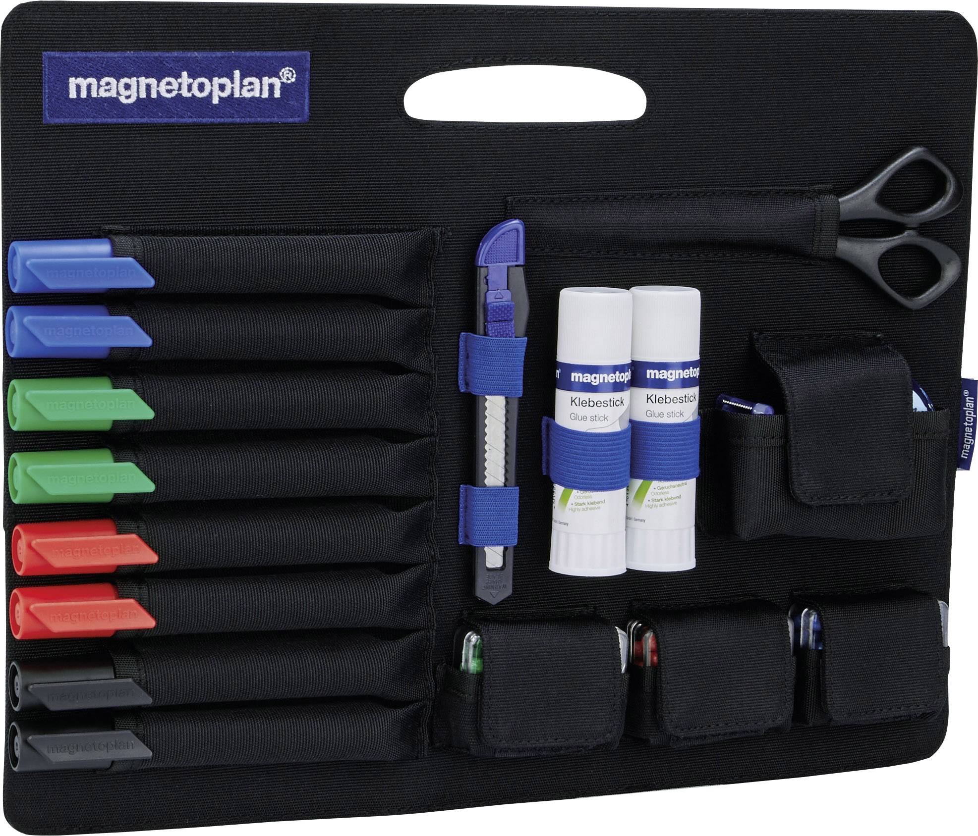 magnetoplan Tragetasche Moderationstafel Schwarz Polyestergewebe 11117-10