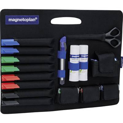 magnetoplan Tragetasche Moderationstafel Schwarz Polyestergewebe 11117-10