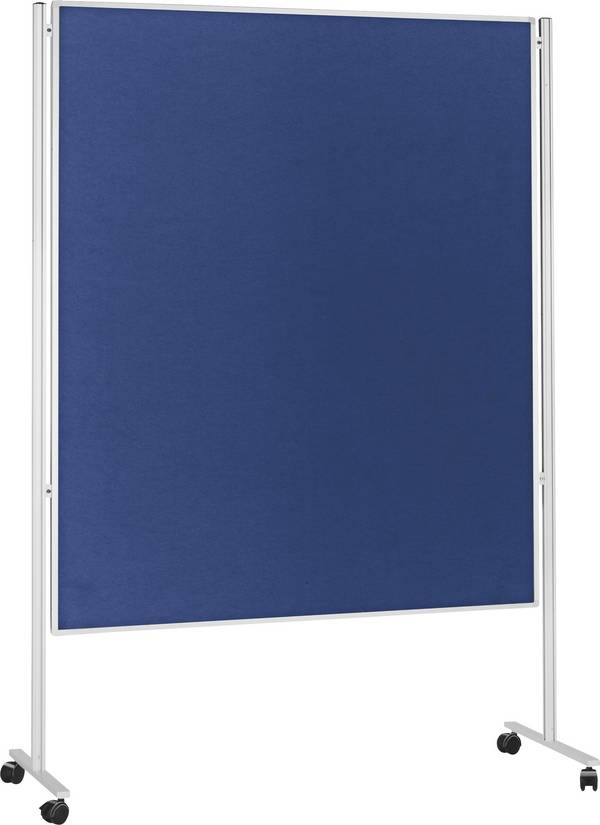 Mobile Kommunikationswand, Oberfläche Filz, blau