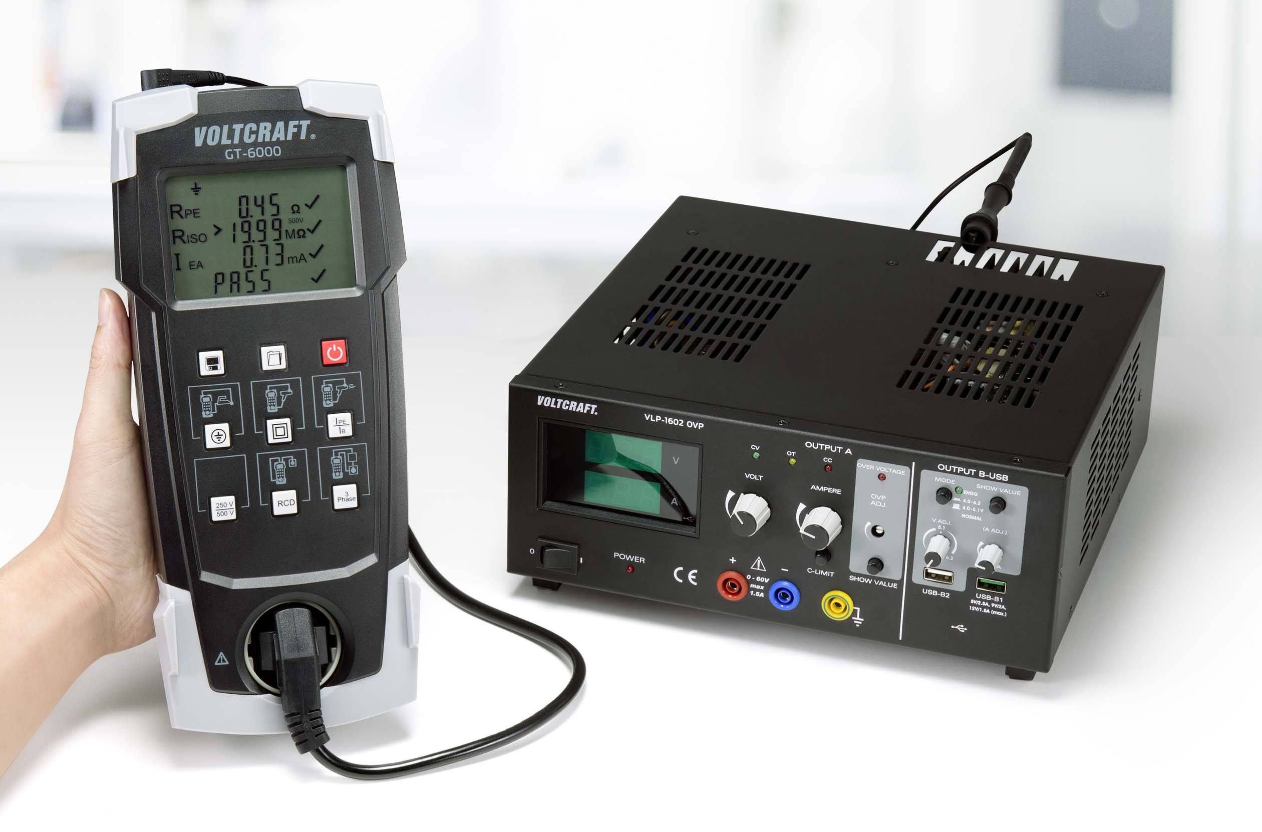 VOLTCRAFT készüléktesztelő