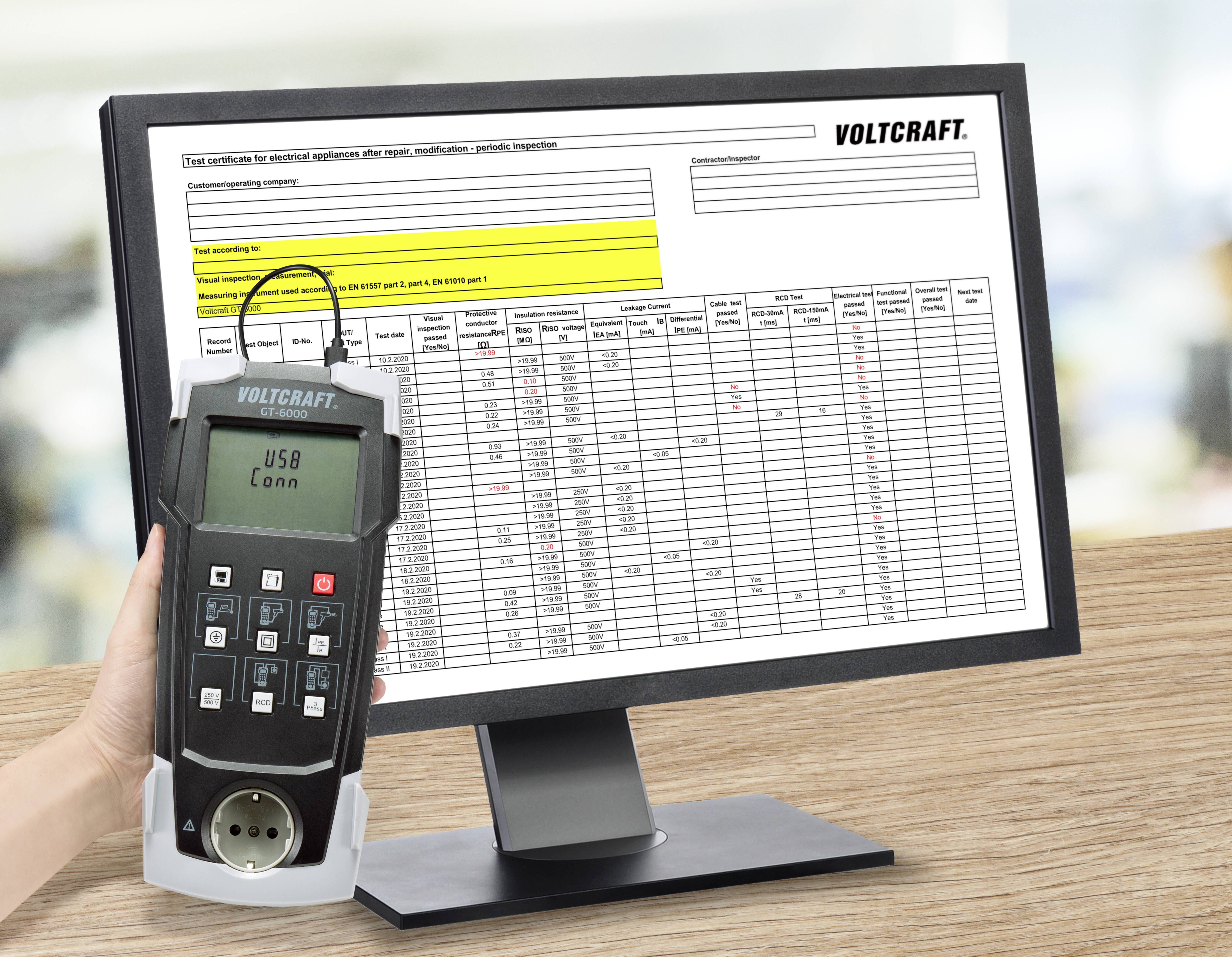 VOLTCRAFT GT-6000 Gerätetester-6